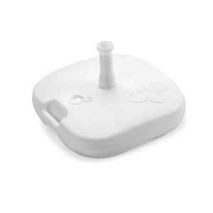 Suport umbrela PROGARDEN, plastic, 44 x 44 x 12 cm, alb