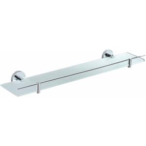 Etajera baie KRONER 80YR8127, 60 cm, argintiu-transparent
