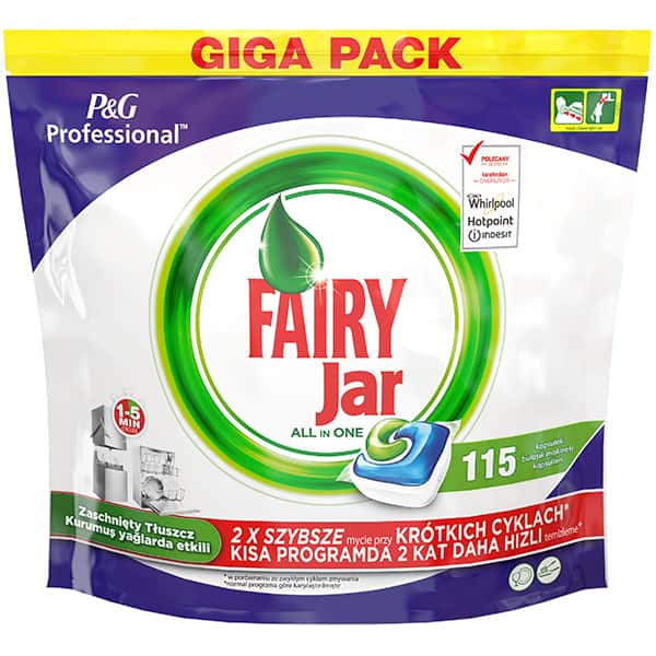 Detergent Capsule Pentru Masina De Spalat Vase Fairy Professional All In One 115 Spalari
