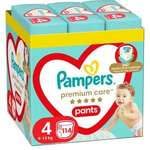 Scutece chilotel PAMPERS Premium Care Pants XXL Box nr 4, Unisex, 9-15 kg, 114 buc