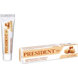 Pasta de dinti PRESIDENT Aroma caramel 82502, 30ml
