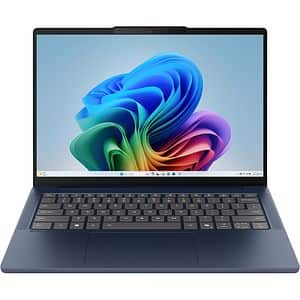 Laptop LENOVO IdeaPad Slim 5 14IPH11, Intel Core Ultra 7 355 pana la 4.7GHz, 14" WUXGA OLED, 32GB, SSD 1TB, Intel Graphics, FreeDos, Cosmic Blue