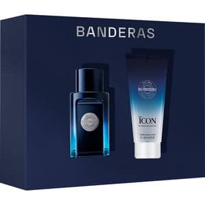 Set ingrijire corp si ten ANTONIO BANDERAS The Icon: Apa de toaleta, 50ml + Aftershave, 75ml