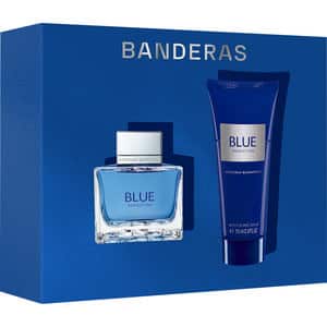 Set ingrijire corp si ten ANTONIO BANDERAS Blue Seduction: Apa de toaleta, 50ml + Aftershave, 75ml