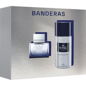 Set ingrijire corp si ten ANTONIO BANDERAS King of Seduction: Apa de toaleta, 50ml + Aftershave, 75ml