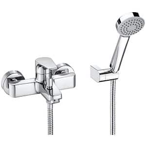 Baterie cada-dus ROCA Atlas  A5A0190C00, set dus inclus, alama sanitara, crom