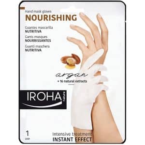 Masca pentru maini si unghii IROHA Nourishing Argan Oil, 2 x 9ml
