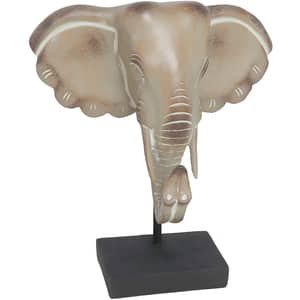 Statueta decorativa Elefant Padma 2, rasina ABS, 11 x 22 x 25 cm, auriu