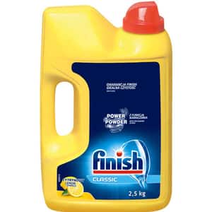 Detergent pentru masina de spalat vase FINISH Classic Lemon, 2.5 kg