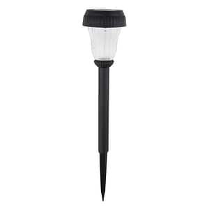 Lampa solara de exterior HOROZ, LED, 0.06W, IP44, 6400K, plastic, negru
