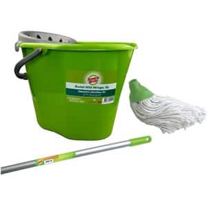 Set galeata cu storcator + mop bumbac + maner SCOTCH-BRITE MMGA0404