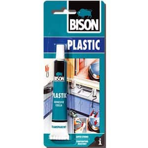 Adeziv pentru plastic si PVC rigid BISON, transparent, 25 ml