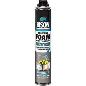 Adeziv poliuretanic pentru polistiren BISON, aplicare pistol, 750ml