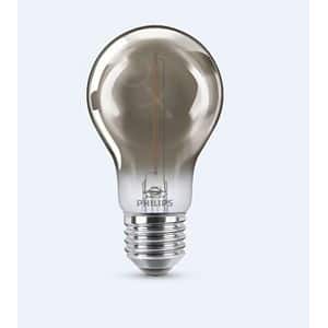 Bec LED decorativ, Classic Philips, 2.3W, E27, 1800K, fumuriu