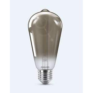 Bec LED decorativ, Filament Philips, 2.3W, E27, 2000K, fumuriu