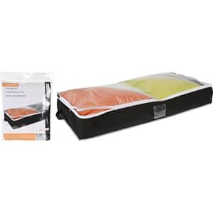 Cutie depozitare, textil, 100 x 45 x 15 cm, negru