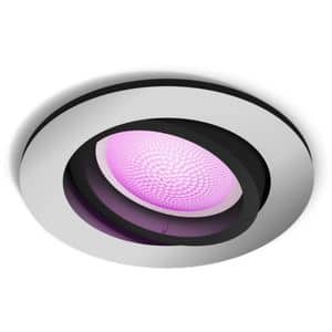 Spot LED smart PHILIPS HUE Centura, 5.7W, 350lm, IP20, aluminiu