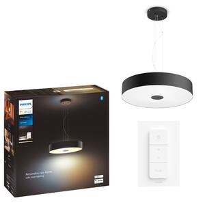 Lustra smart PHILIPS HUE Fair, 25W, LED, negru