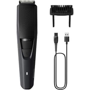 Aparat de tuns barba PHILIPS Seria 3000 BT3233/15, acumulator, autonomie 1h, gri antracit