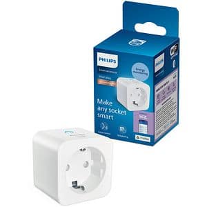 Priza inteligenta PHILIPS 929004751921, Wi-Fi, WiZ, IP20, Power Meter, alb