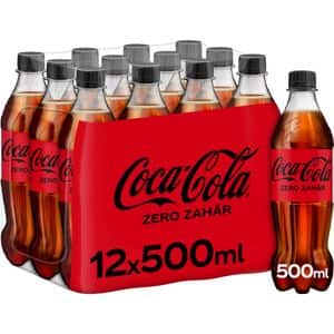 Bautura racoritoare carbogazoasa COCA-COLA Zero Zahar bax 0.5L x 12 sticle