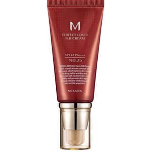 Crema BB MISSHA Perfect Cover SPF 42, 25 Bej cald, 50ml