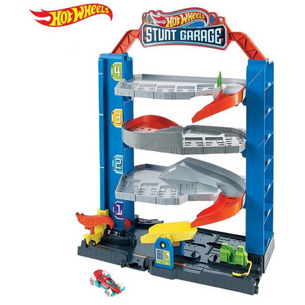 Hot wheels car best sale garage