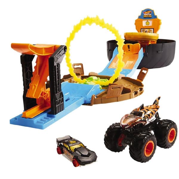 Hot wheels monster jam stunt stadium hotsell