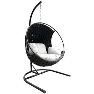 Leagan HOME DECOR, 105 x 195 x 105 cm, gri inchis