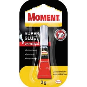Super glue universal, transparent, 3 g   Moment