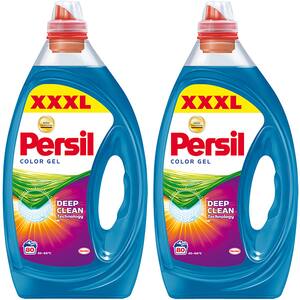 Pachet promo: Detergent lichid PERSIL Color Gel, 2 x 4 l, 160 spalari