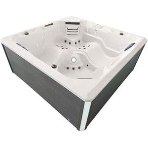 Jacuzzi exterior SANOTECHNIK Rovinj, 210 x 210 x 90 cm, 5 persoane, alb