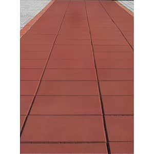 Dala ciment gradina STONE GARDEN, 40 x 40 cm, rosu, 6.25 buc/mp