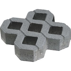 Pavaj grila Semmelrock, 40 x 40 x 8 cm, beton, gri, 6.25 buc/mp