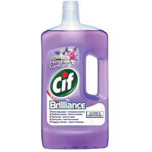 Solutie de curatare pardoseli CIF Brilliance Floor & Universal, Flower Cocktail, 1l
