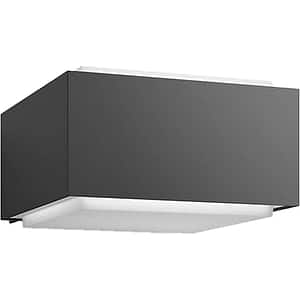 Lampa de perete Philips Hedgehog, E27, 42W, IP44, aluminiu, negru