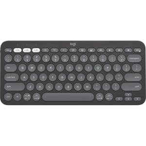 Tastatura Wireless LOGITECH Pebble Keys 2 K380s Multi-Device, Bluetooth, Layout US INT, negru