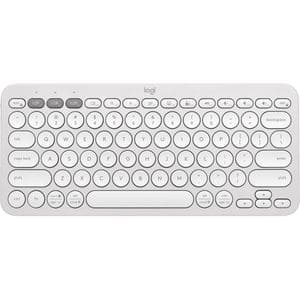 Tastatura Wireless LOGITECH Pebble Keys 2 K380s Multi-Device, Bluetooth, Layout US INT, alb