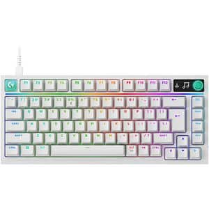 Tastatura Gaming mecanica LOGITECH G316 X 75, USB, Layout US, alb