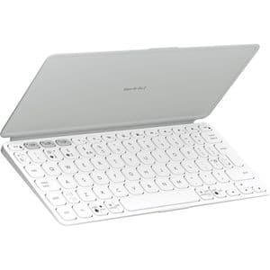 Tastatura Wireless LOGITECH KEYS To Go 2 Multi-Device, Bluetooth, Layout US INT, alb