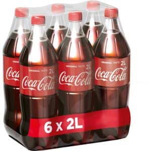 Bautura racoritoare carbogazoasa COCA-COLA bax 2L x 6 sticle
