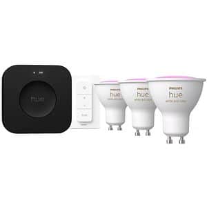 Starter kit PHILIPS HUE 8720169374546, GU10, 4.2W, 400lm, Lumina RGB