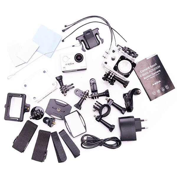 Camera video sport EBODA AC6200W, 4K, WIFI, argintiu
