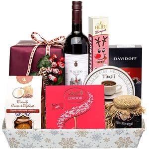 Cos cadou LUXURY BASKETS Snowflake Heart 9SH