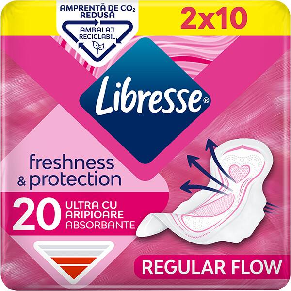 Absorbante LIBRESSE Ultra Normal Duo, 20buc