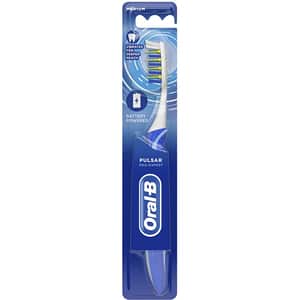 Periuta de dinti ORAL-B Pulsar Pro-Expert Medium, alb-albastru