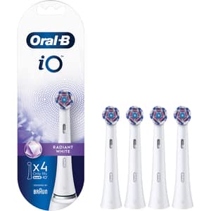 Rezerve periuta de dinti ORAL-B iO Radiant White, 4 buc, alb