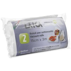Set 2 role pungi pentru vidat LAICA VT3514, 15x300 cm, transparent