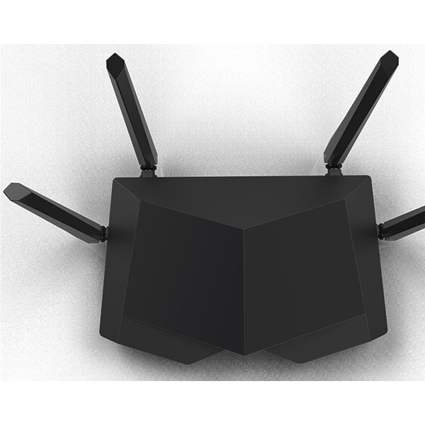 Router Wireless TENDA AC6, Dual-Band 300 + 867 Mbps, negru