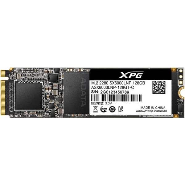 Solid-State Drive (SSD) ADATA XPG SX6000 Lite, 128GB, PCI Express 3.0 x4, M.2, ASX6000LNP-128GT-C	